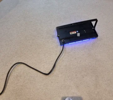 UV lamp finding pet urine in carpet